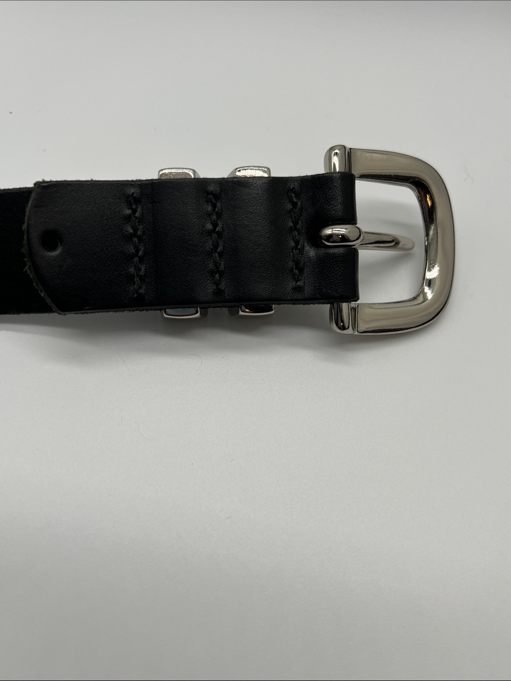 RM Williams Jerrawa Belt Black Cowhide Leather Size 36 /440 Made In Australia - Picture 9 of 11